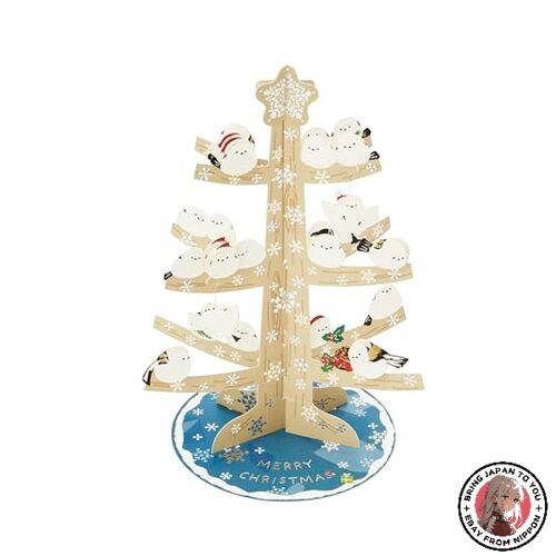 NEW Sanrio Christmas Card Shimaenaga Tree Message Card Greeting Card JX 72-4