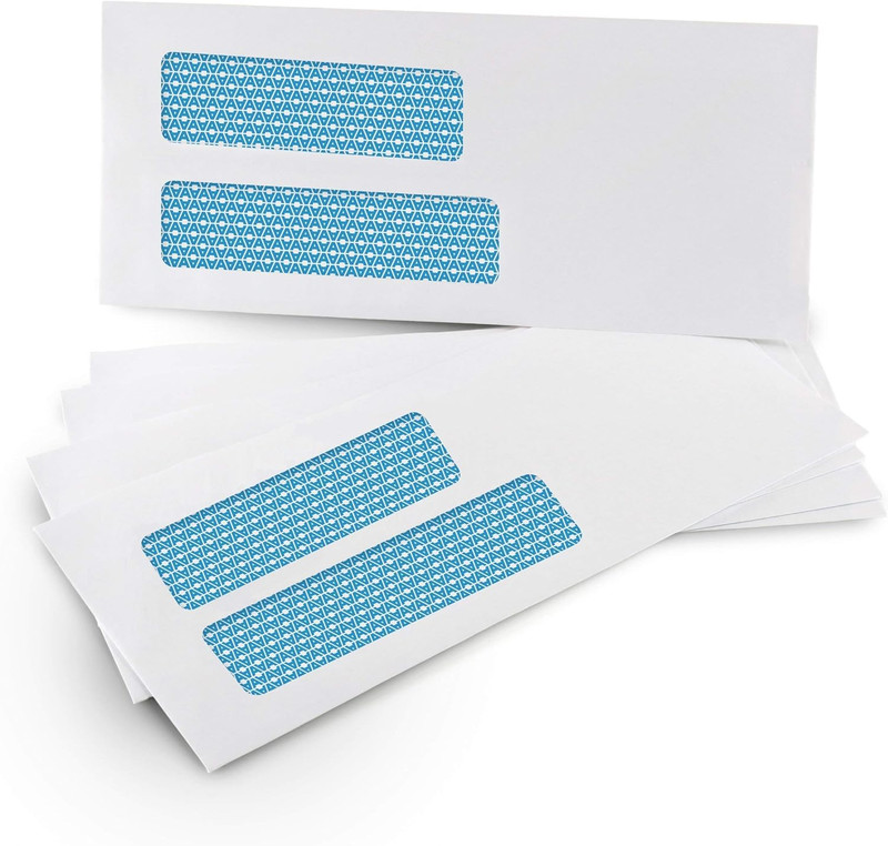 500#9 Double Window SELF Seal Security Envelopes - for Invoices, Statements & Do gallery