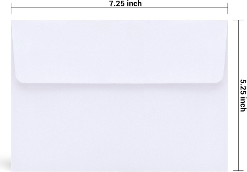 Bulk A7 White 5x7 Envelopes 1000 Pack Self-Seal Peek Proof Quality Paper gallery