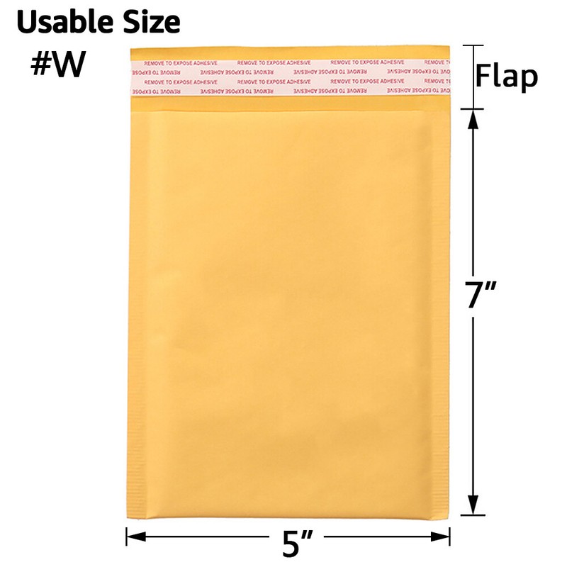 All Size Kraft Poly Bubble Mailers Thick Padded Shipping Mailing Envelope Bags