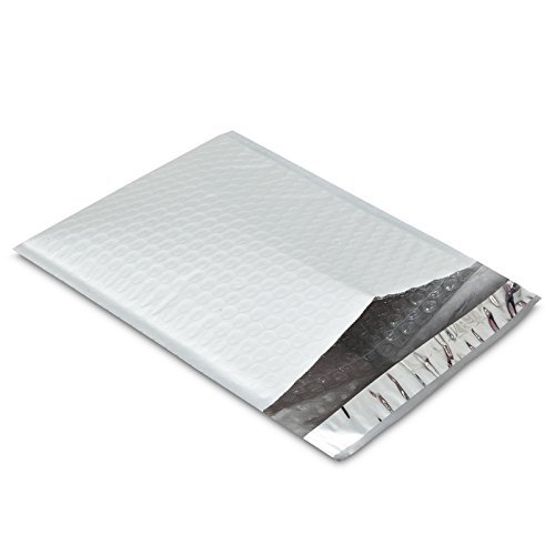 50 pcs #0 Poly Bubble Padded Envelopes Self-Sealing Mailers 6X10 (Inner 6×9)