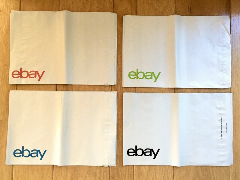 Set 40 eBay Brand No Padding Shipping Bags Envelopes Mailers 9"x11.5" Self-seal