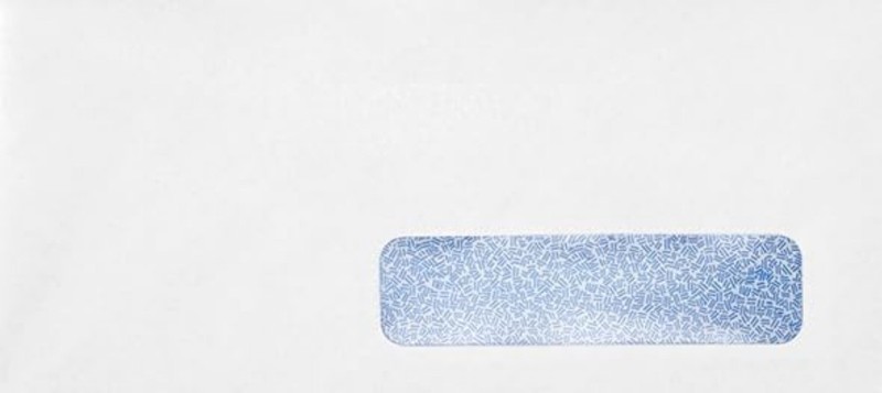 Business Window Envelopes - Right Side | 24lb White with Security Tint - 50 Qty gallery