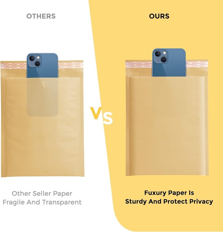 Waterproof Padded Mailers 6x10 Inch, 50 Pack for Secure Shipping and Packaging gallery