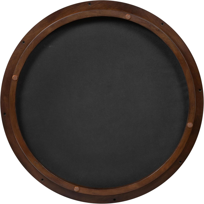 Herve Storage Ottoman – round Italian Full-Grain Leather Ottoman with Hidden Sto gallery