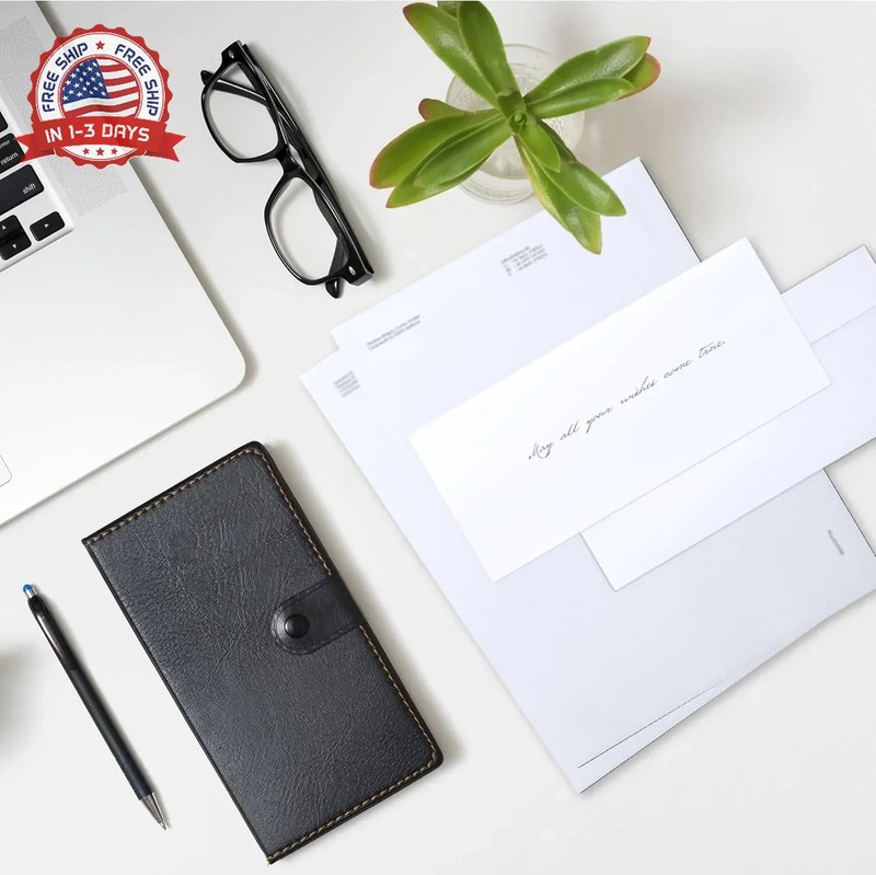 Zzrywuty #10 Letter Size Mailing Envelopes for Business, 100pcs Self Seal Window gallery