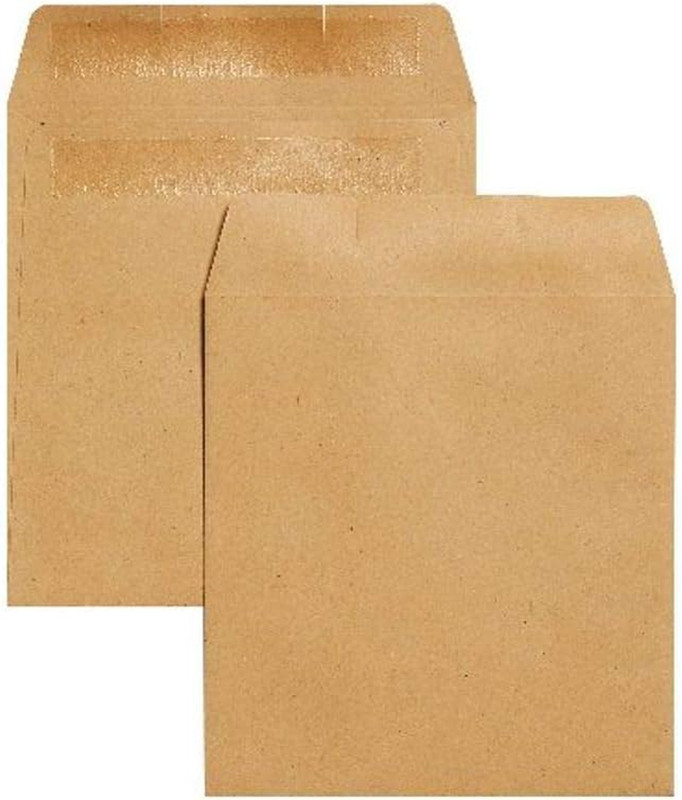 KF3420 Wage Envelope 108X102Mm Plain Self-Seal (Pack of 1000) - Manilla gallery