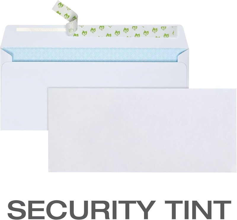 100 Redi-Strip Security Envelopes, 24 lb White Wove, Fast Self-Seal Design gallery