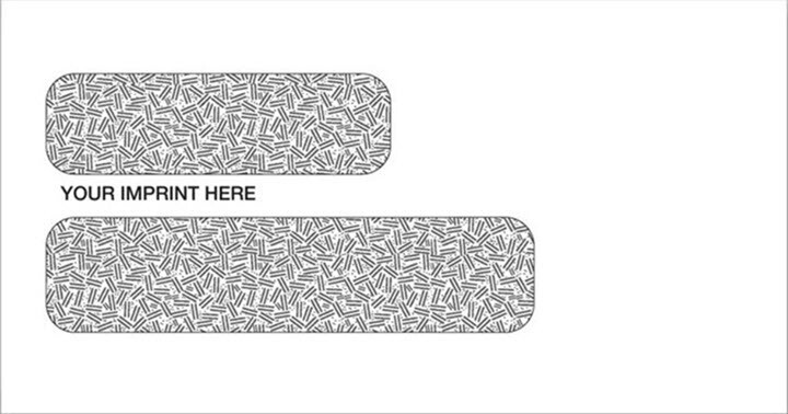 772C Double Window Envelope 6 7/8 X 3 5/8