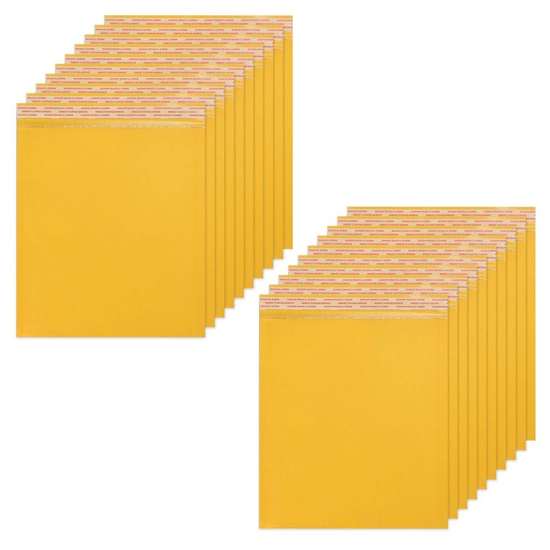 Bubble Mailers 10x13 Inch - 25 Pack Mailing Envelopes Bubble Padded - Self Se... gallery