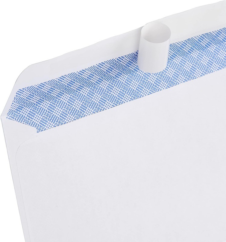 500-Pack Security-Tinted Self-Seal Business Envelopes with Left Window, White gallery
