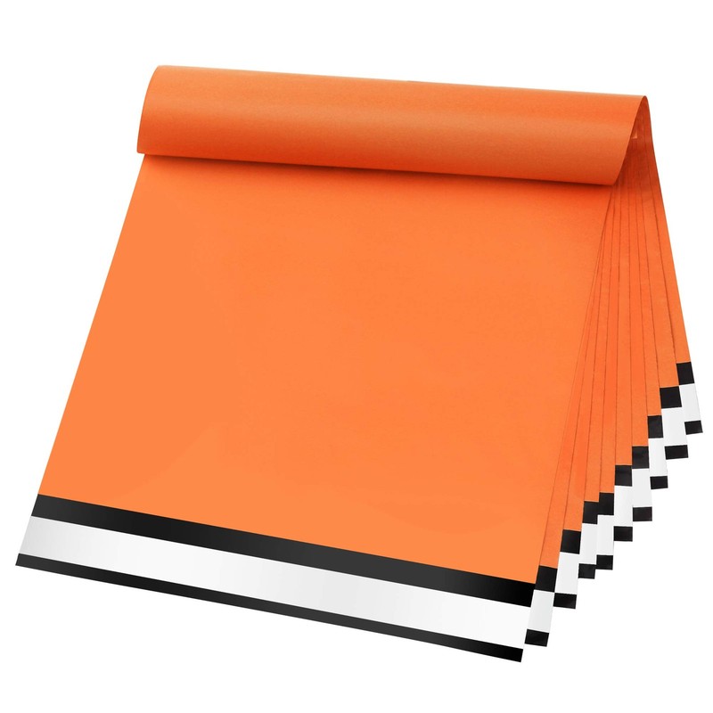 Poly Mailers 12×15.5 Inches 200 Pcs Orange Packaging Shipping Bags Mailing En…