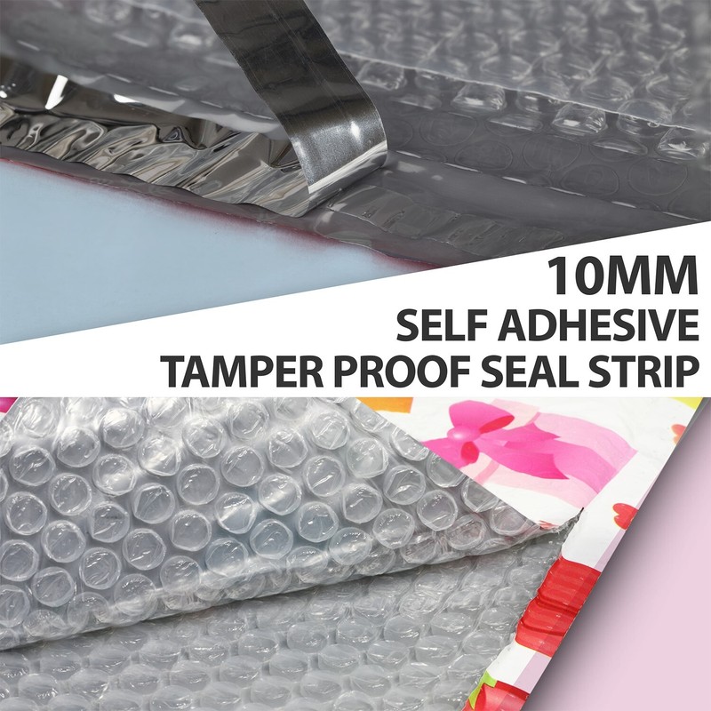 Fosmon [100 PACK] [6.5 x 10 in] Lightweight Bubble Padded Shipping Envelopes Bag gallery