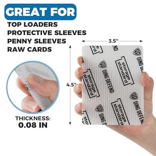Trading Card Shipping Protectors 110 Pack 3.5'' x 4.5'' - Premium Ultra Stron... gallery