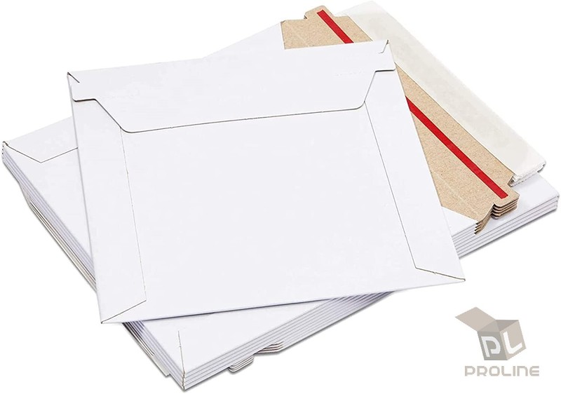 50 – 6 x 6 PROLINE RIGID PHOTO SHIPPING FLATS CARDBOARD ENVELOPE MAILERS