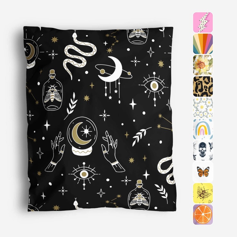 Poly Mailers Celestial Magic Waterproof Shipping Bags Adhesive 10×13 100 PCS