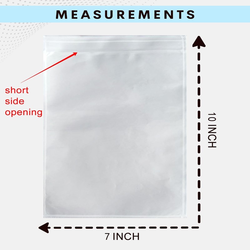 1000 Pcs 7'' x 10'' Clear Packing List Envelopes Adhesive Shipping Label Pouc... gallery