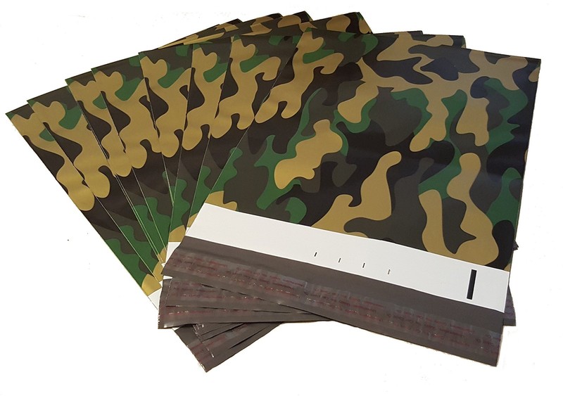 100 Camo 9×12 Poly Mailer Plastic Shipping Mailing Bag Envelopes Polybags Pol…