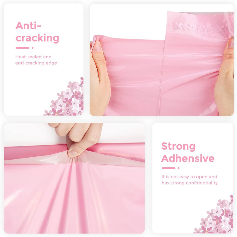 Poly Mailers 10X13 200 Pack, Strong Adhesive Shipping Envelopes for Clothing, Me gallery