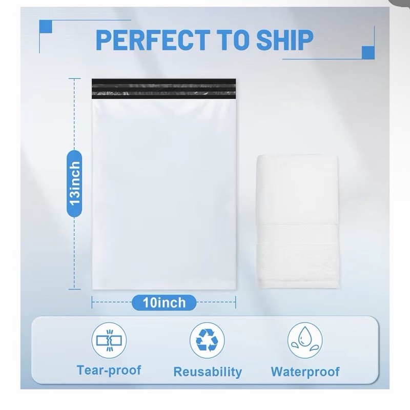 Poly Mailers Shipping Bags Envelopes Premium Bag 10×13 (1000Bags )