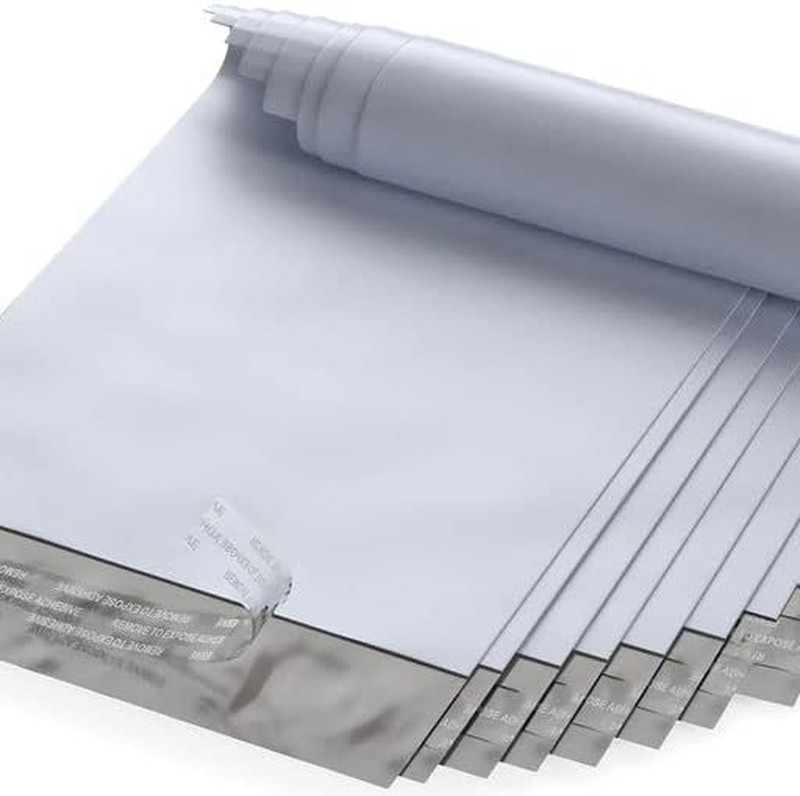5" X 7" Poly Mailer Envelopes - 200 Count, Self Seal White Plastic Mailing Bags gallery