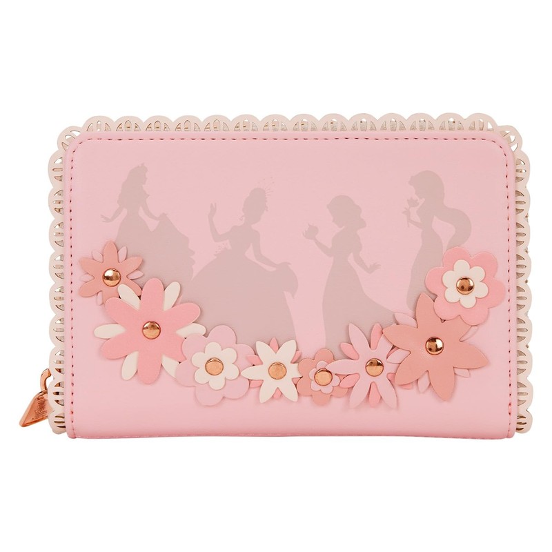 Disney Princess Stained Glass Zip Around Wallet
