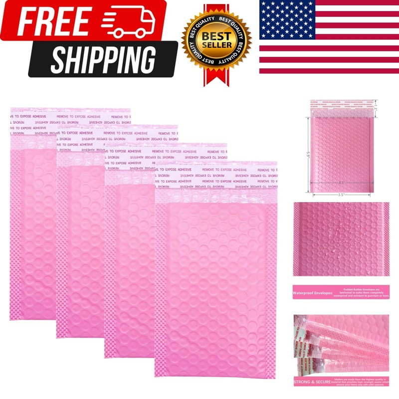 Small Bubble Mailers 3.5X5.9 Inch 12 Pack Poly Padded Envelopes Thicken Business