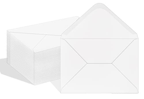 200 Pack White 5x7 Envelopes V Flap for Photos, Cards, Weddings, Invitations, An gallery