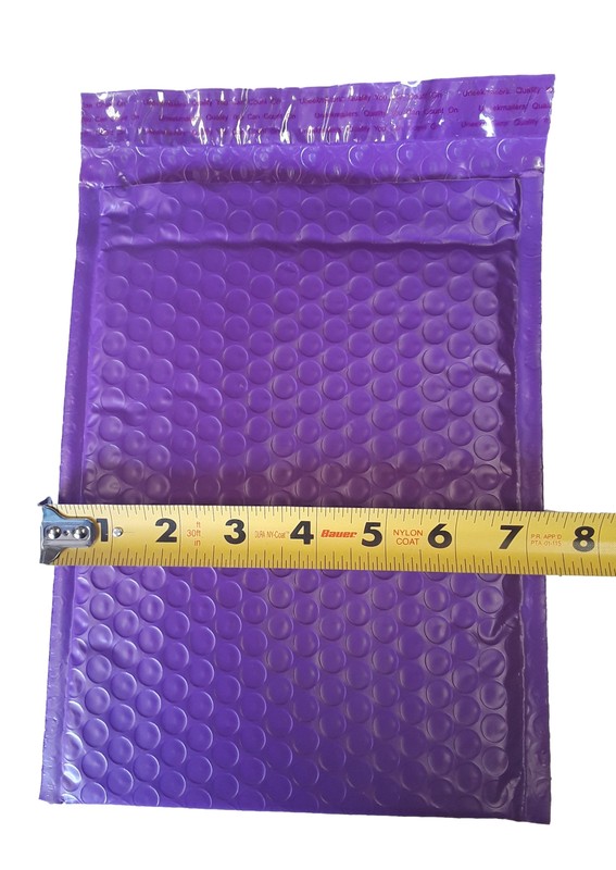 10 6×10 Purple Poly Bubble Mailer Envelope Shipping Wrap Plastic Mailing