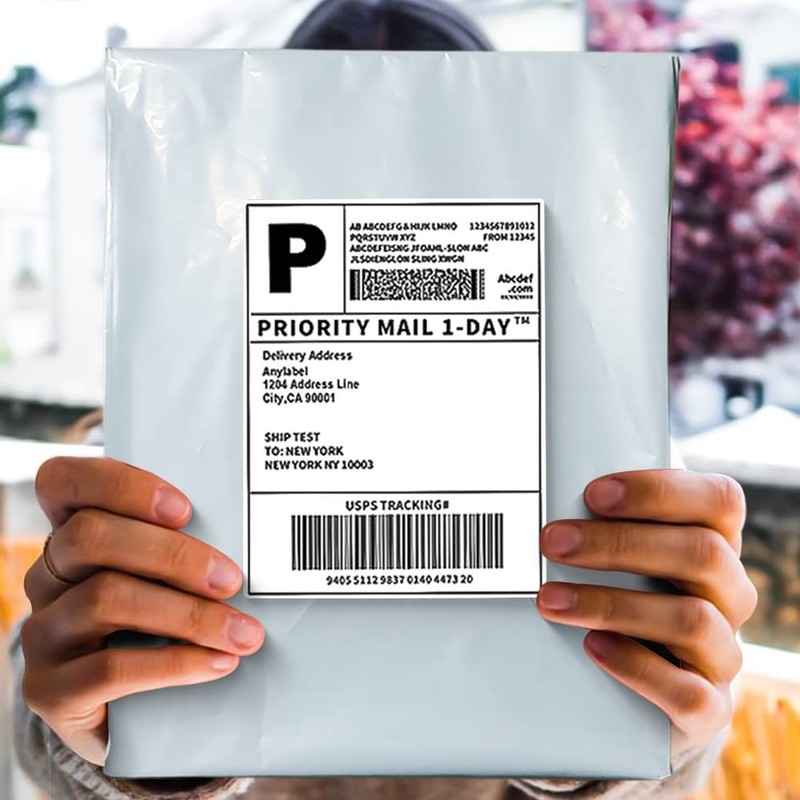 Poly Mailers Shipping Envelopes White x Silver 100 pcs 10x13 Inches Waterproof gallery