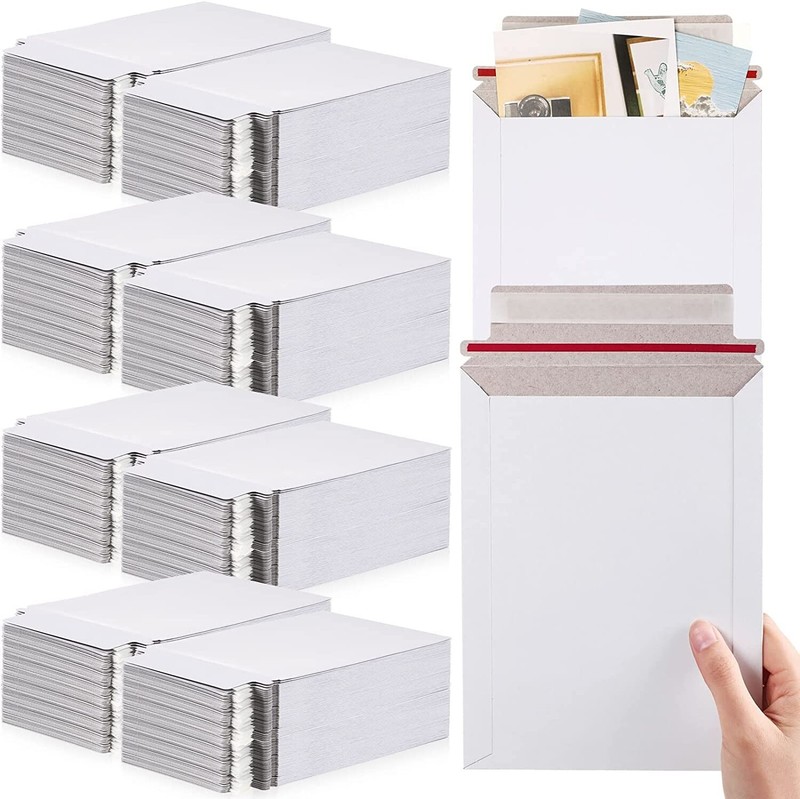 6″ x 6″ RIGID PHOTO MAILERS ENVELOPES FLAT DOCUMENT SELF SEAL 6″x6″ 200 PCS