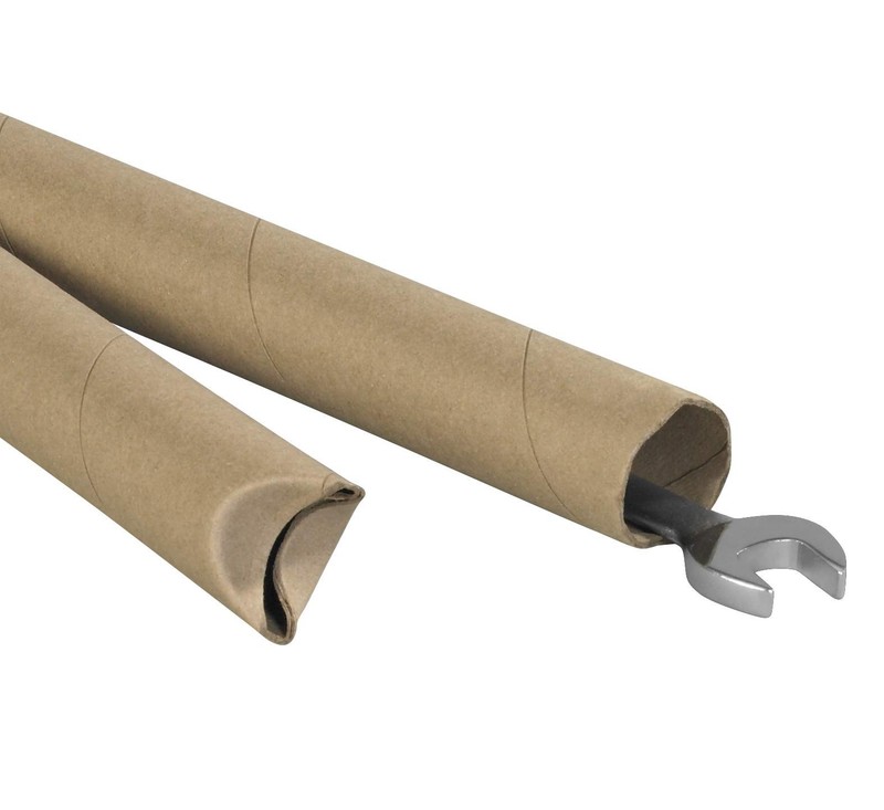 Aviditi Snap Seal Kraft Mailing Tubes, 1.5x9", 70-Pack, Shipping/Storage gallery