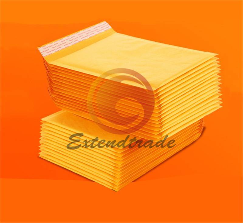 For 50/100x Bags Self Seal Yellow Kraft Bubble Mailers Padded Envelopes Shipping