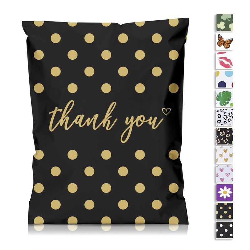 JinRuiKJ Thank You Poly Mailer 10×13 25 Pack – Shipping Bags for Clothing, St…
