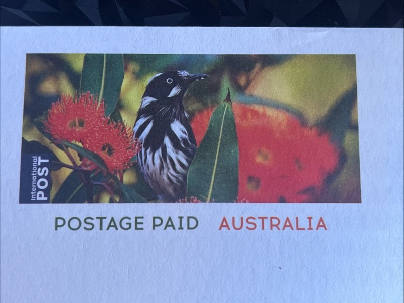 10 Australia Post International Prepaid Envelopes Postage Paid DL Mailer