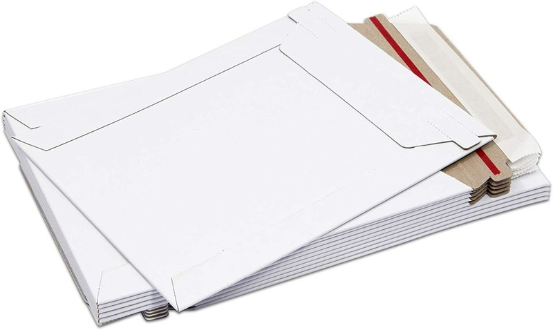 300 – 6″ x 9″ White CD/DVD Photo Ship Flats Cardboard Envelope Mailer Mailers