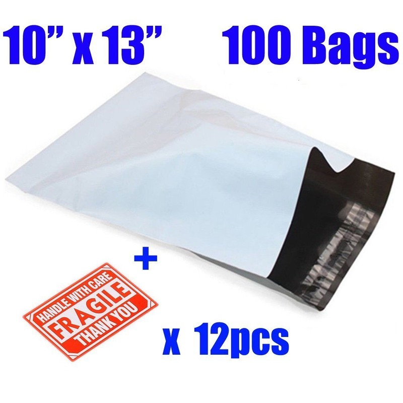 10×13 Self-Sealing Poly Mailers Waterproof Shipping Envelopes for Ecommerce