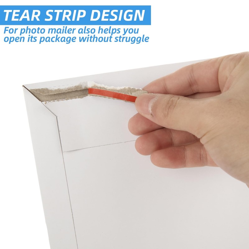 60 Pack Mailing Envelopes 14x11 Inches Cardboard Rigid Mailers Peel Seal Flat gallery