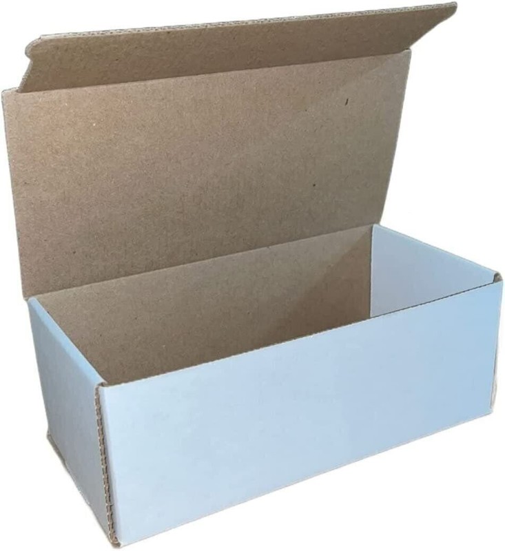 100 6x4x3 White Cardboard Paper Boxes Mailing Packing Shipping Box Corrugated gallery