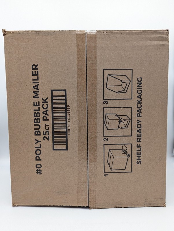 Poly Bubble Mailers 6 Pack #0 6x9 in - (White Padded, 150 Total) Self-Sealing gallery