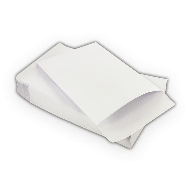25 EcoSwift 6" x 9", Self-Seal White Paper Envelopes for Mailing 6x9,