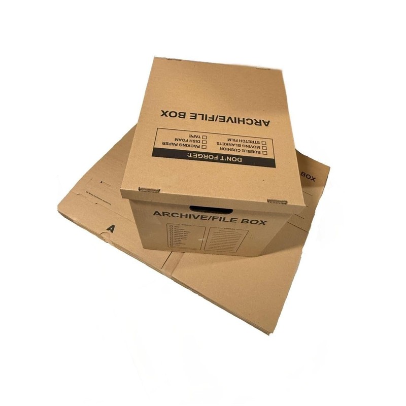20 - Pack 18x15x14 Medium Standard File Storage Moving Box with Lid... gallery