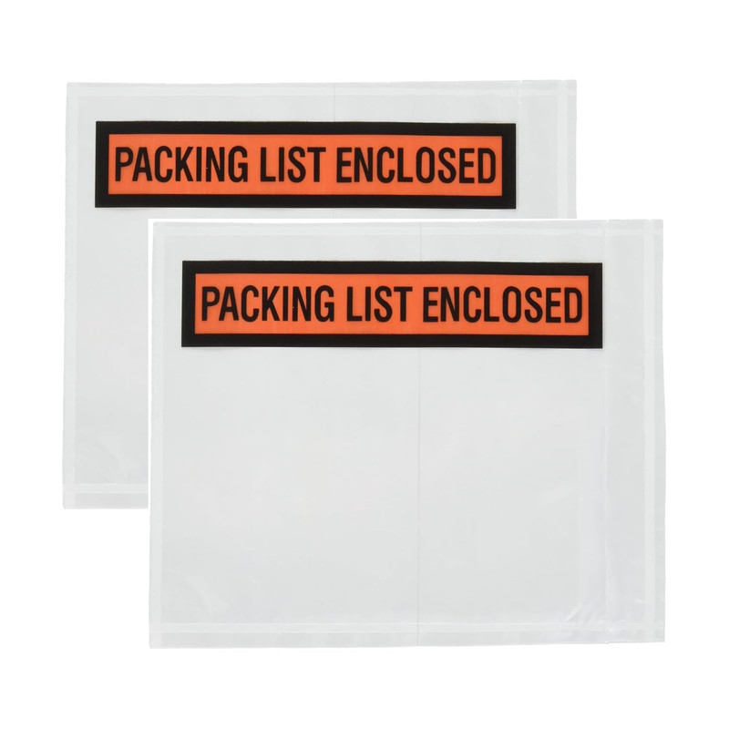 Packing List Envelopes 4.5″X5.5″ Pouches Invoice Enclosed Adhesive Bags Pack of