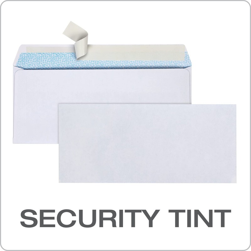 #10 Security Envelopes, 500 Pack, Self Seal Envelopes for Home, School, and B... gallery