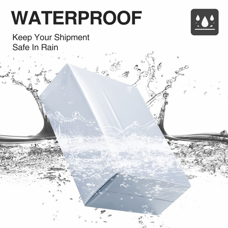 50 PCS White Poly Mailers 14.5x19 Inch Shipping Bags Waterproof TearProof gallery