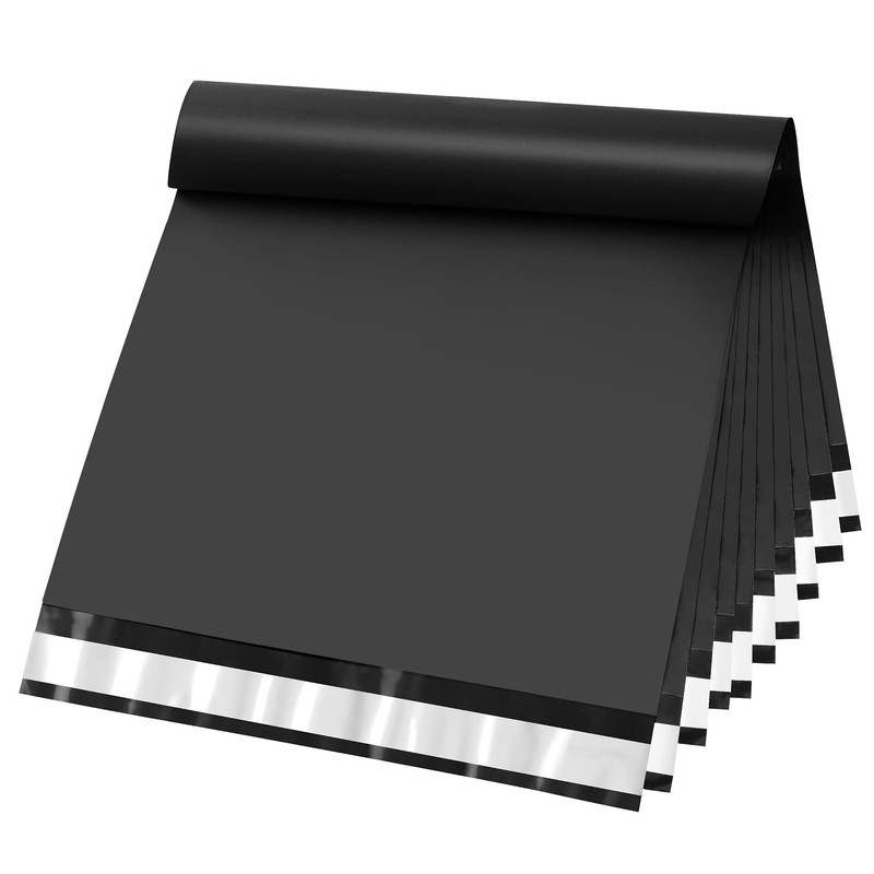 200pcs Poly Mailers 10×13 Inch Shipping Bags Black Shipping Envelopes Self Se…
