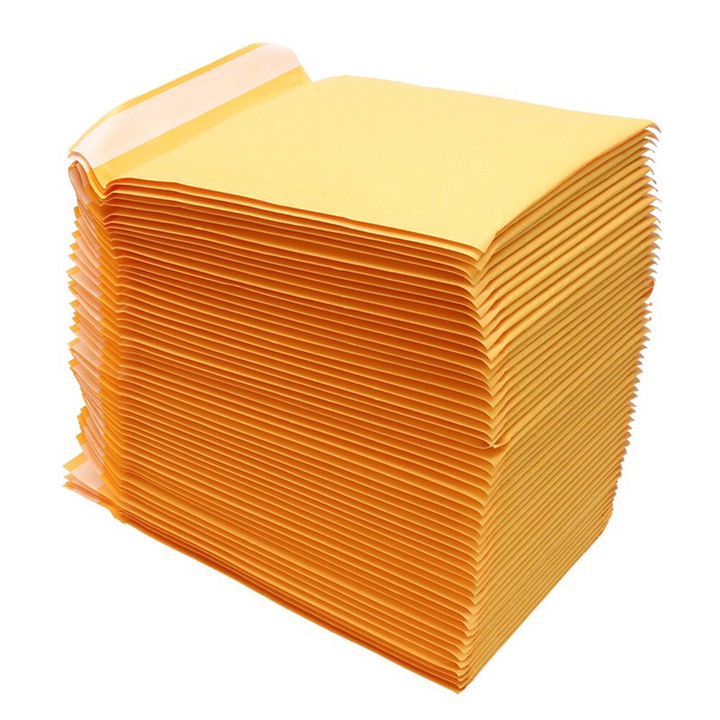 25-500Pack 8.5″x11″ Kraft Bubble Mailers Self Seal Padded Packing Envelope Bags