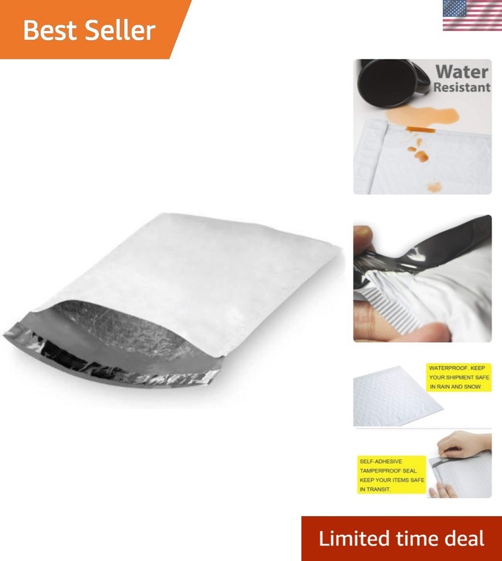 8.5×12 Poly Bubble Mailers | Padded Shipping Envelope Mailers Pack of 100