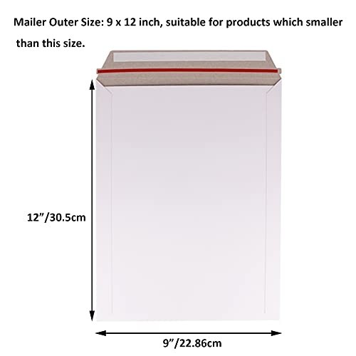 Self Seal Photo Document Mailers 9x12 Inch 100 Pack White Cardboard Envelopes gallery
