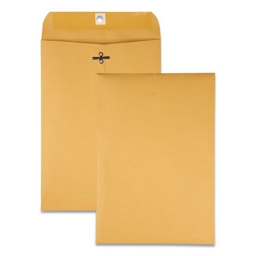 Quality Park Clasp Envelope, 28 lb, #68, Clasp/Gummed Closure, 7×10, 100/Box